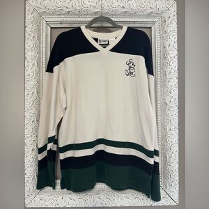 Vintage Disney World Mickey Mouse Hockey Sweater- Size M. ❣️